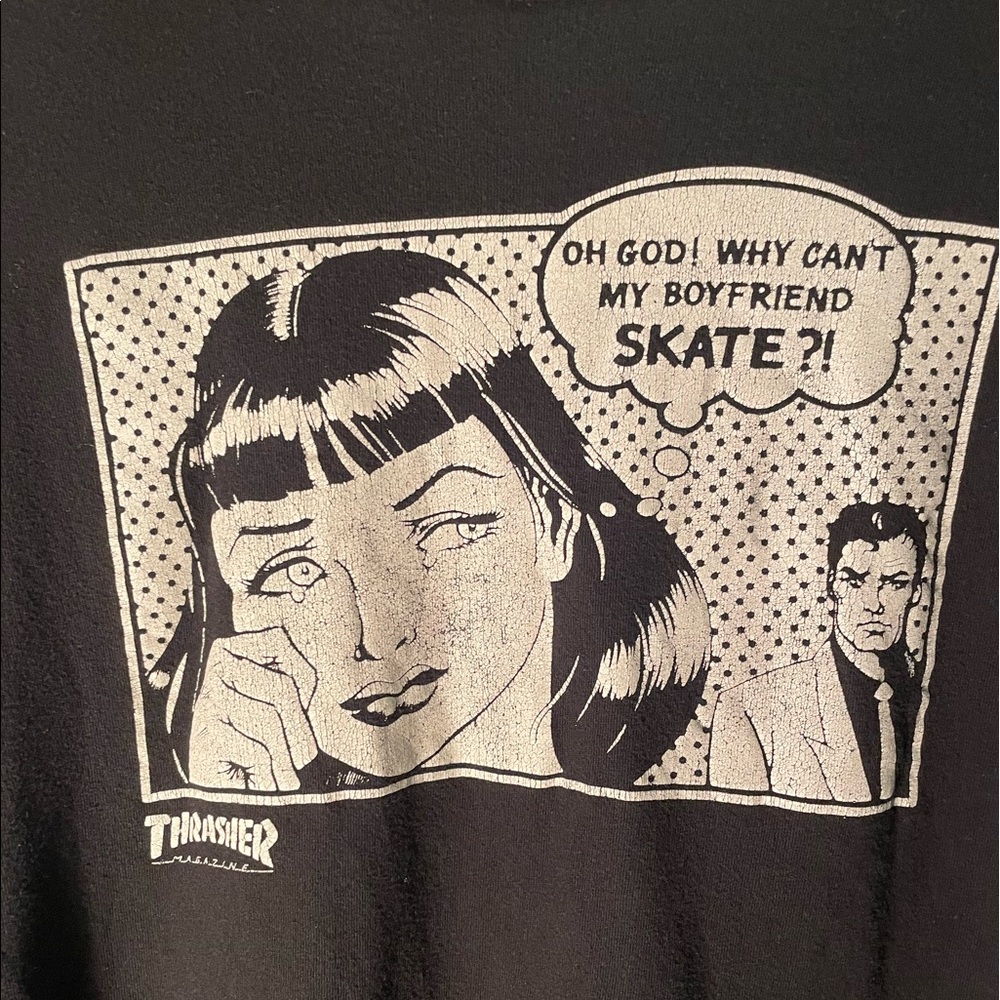 black Thrasher tee